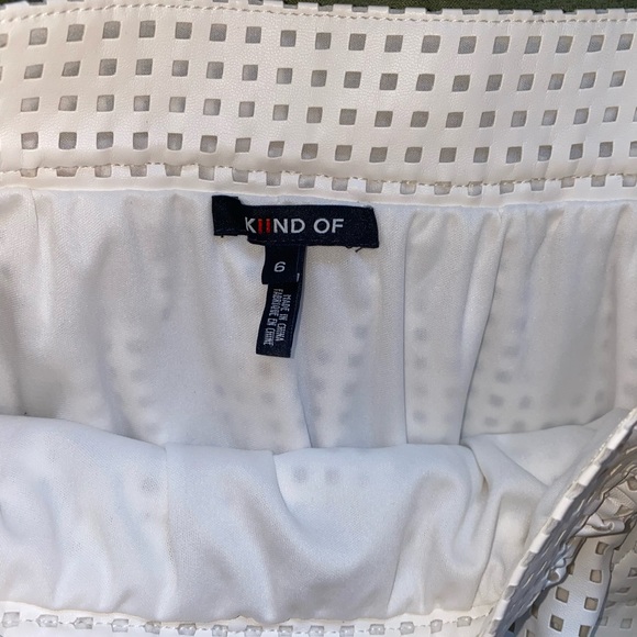 Kind Of Leather Midi length skirt size 6 - Picture 3 of 7